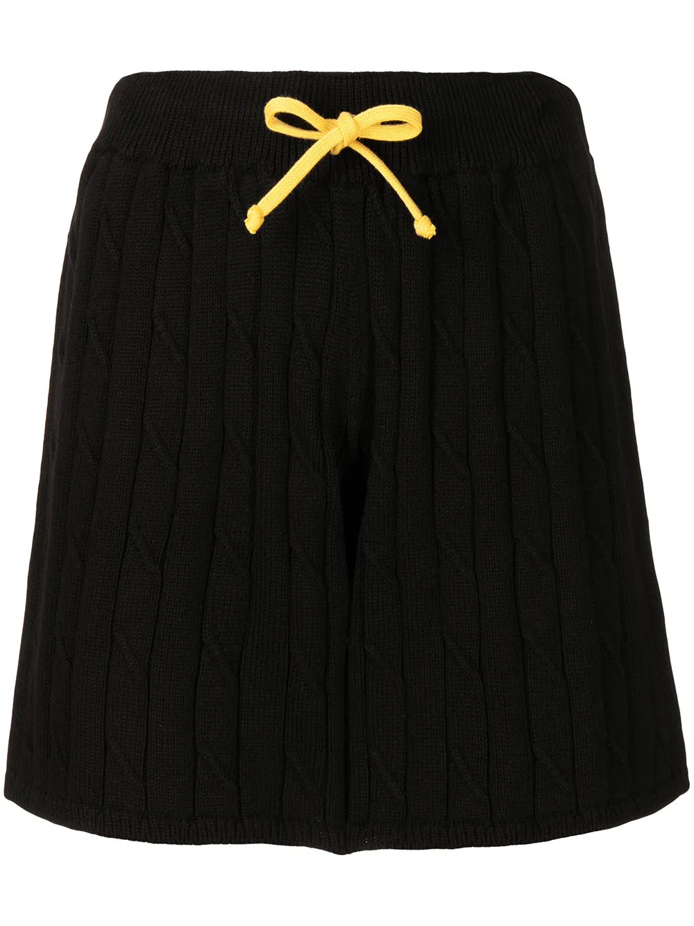 Cable-Knit Drawstring Shorts