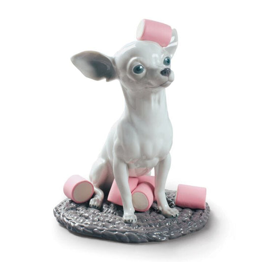 Chihuahua With Marshmallows Dog Figurine