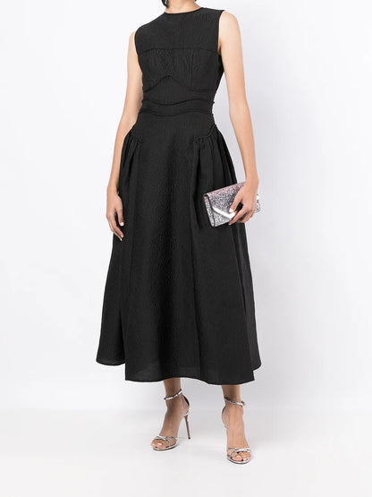 Sophia Textured Sleeveless Dress