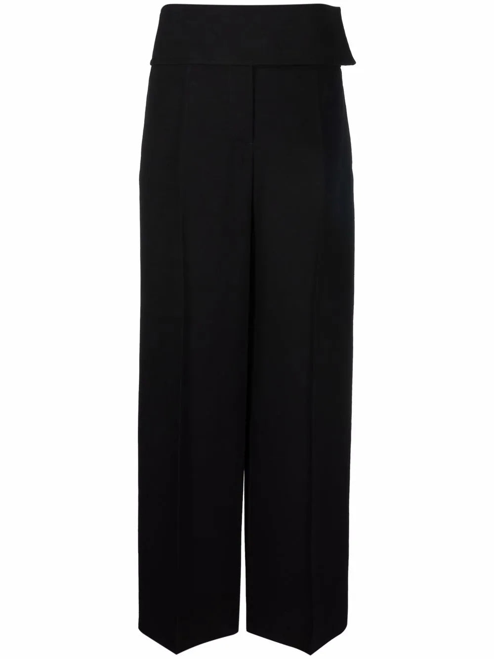 High-Waisted Wide-Leg Trousers