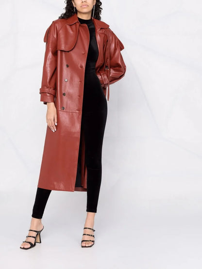 Velvet-Effect Long-Sleeve Jumpsuit