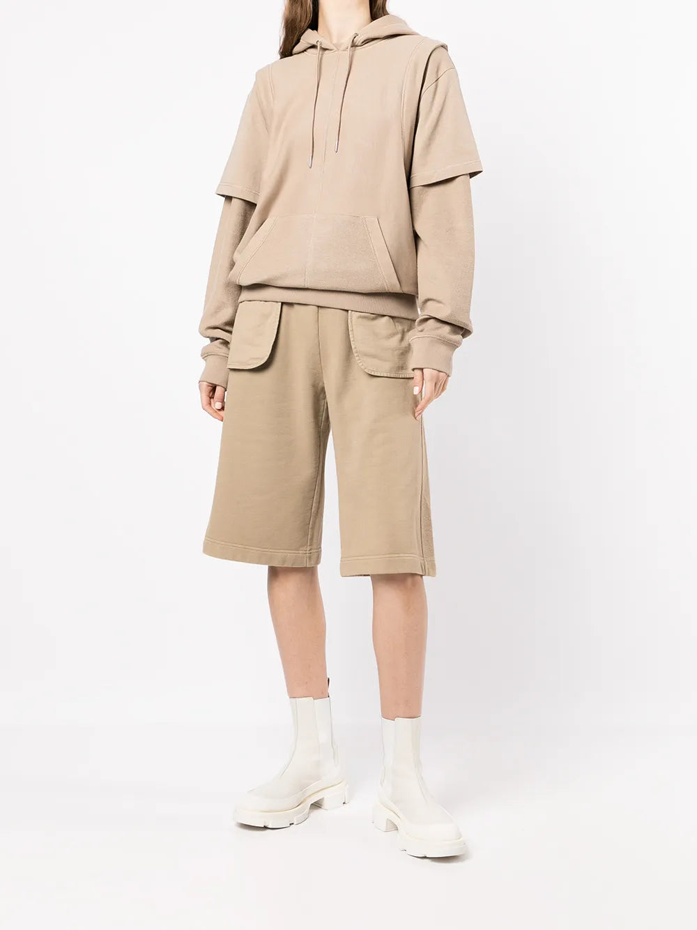 Cotton Knee-Length Shorts