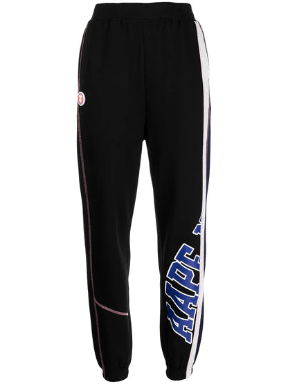 Logo-Print Tapered Trousers