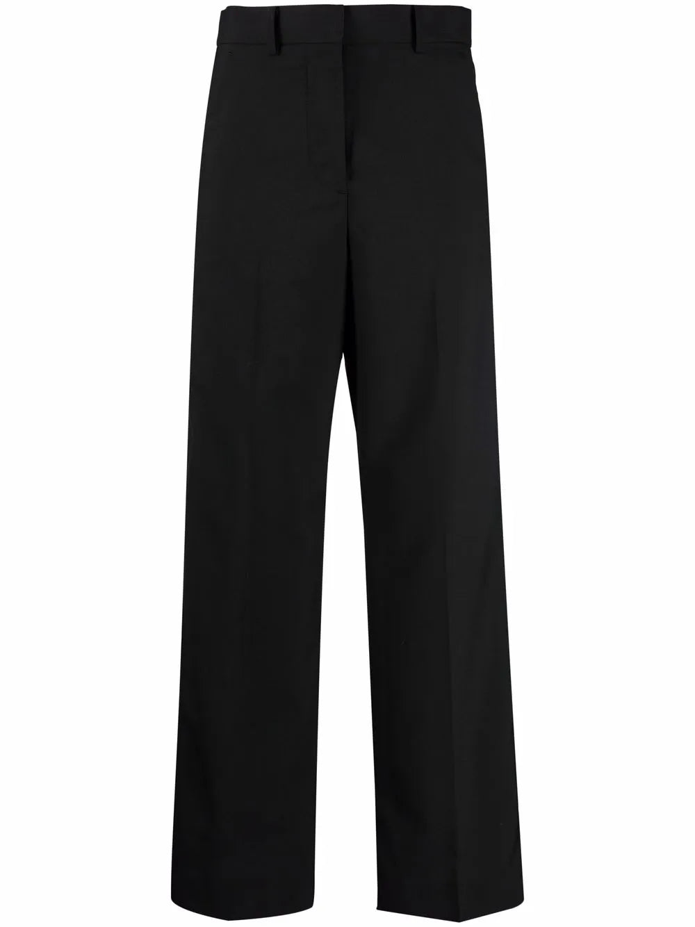 Side-Stripe Straight-Leg Trousers