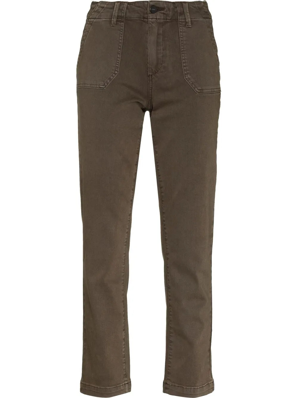 Myslie Mid-Rise Straight-Leg Jeans