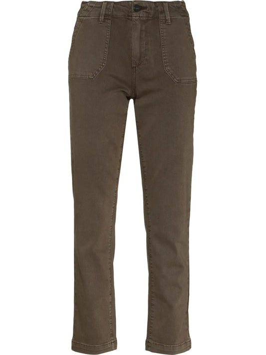 Myslie Mid-Rise Straight-Leg Jeans