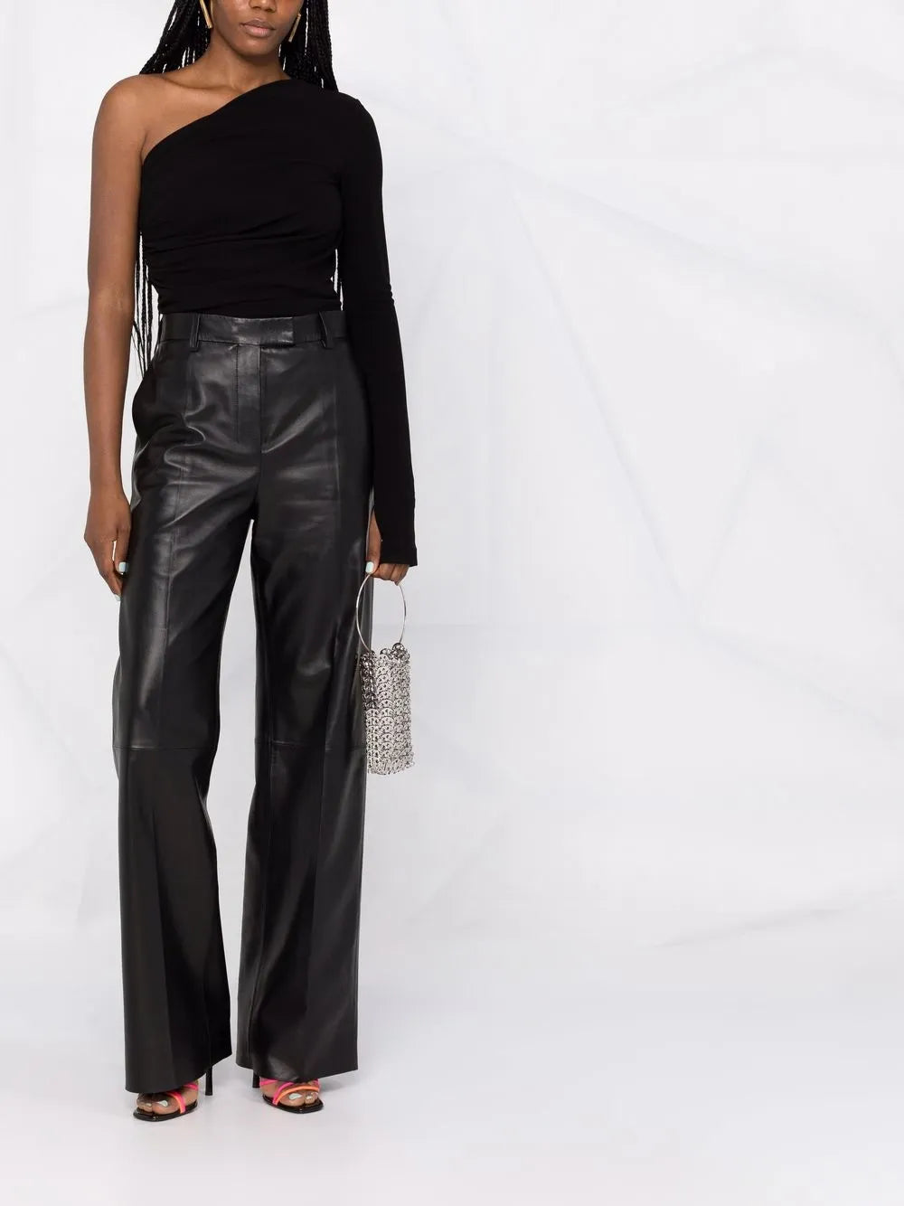 One-Shoulder Long-Sleeve Top
