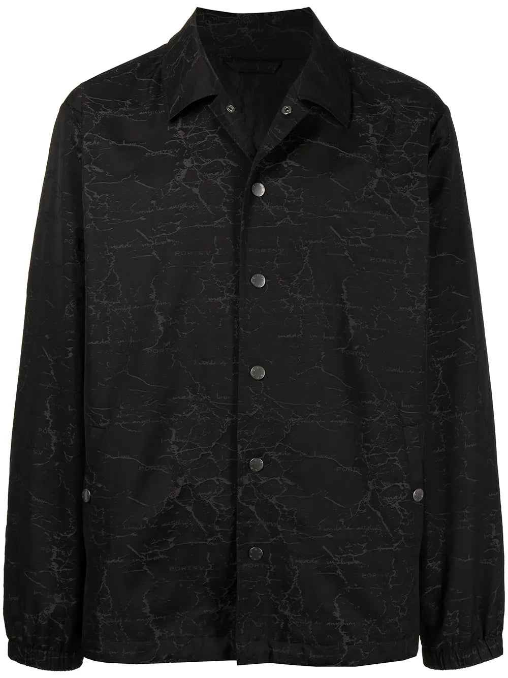 Patterned Button-Up Shirt