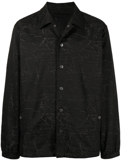 Patterned Button-Up Shirt