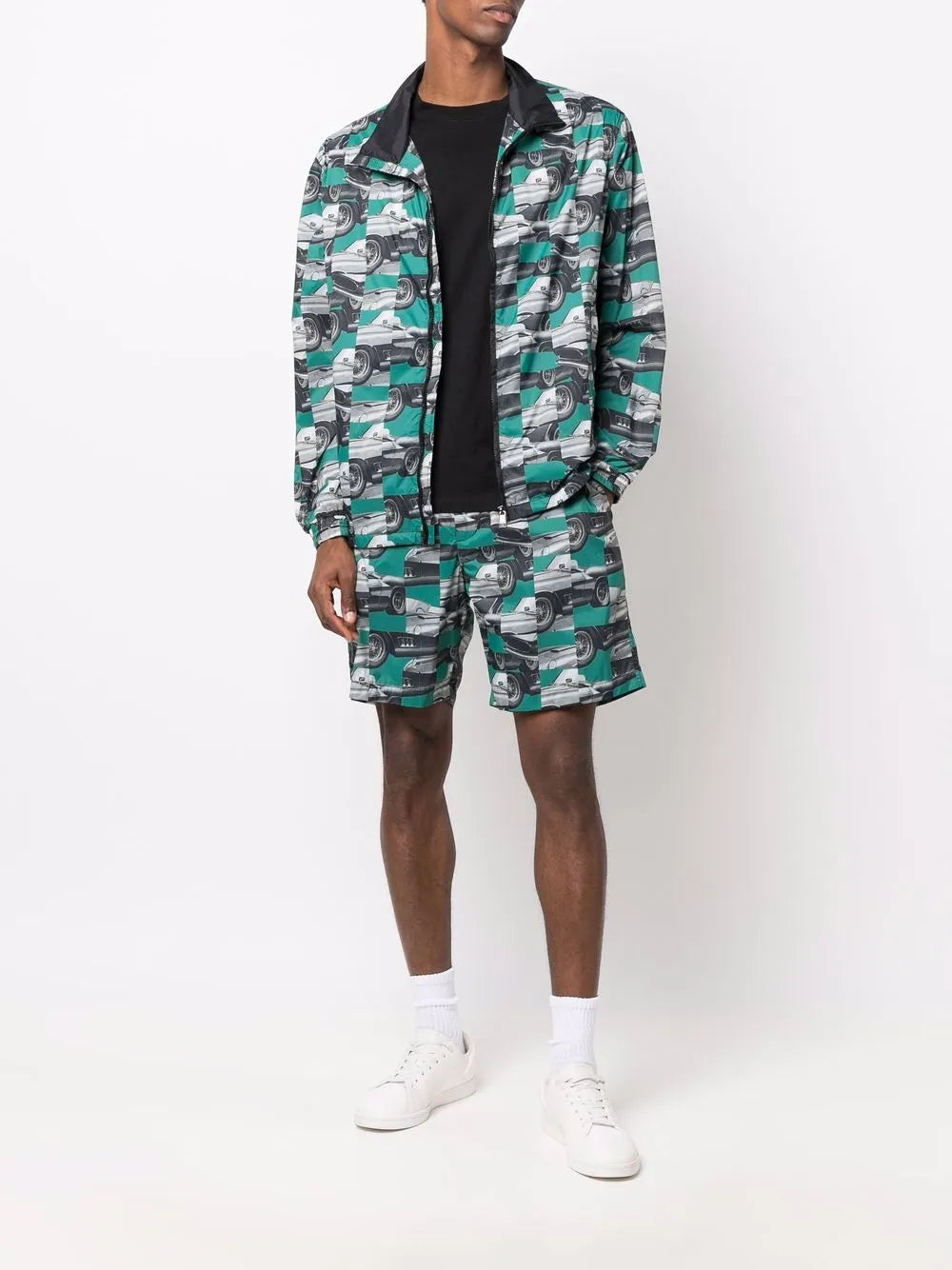 Photograph-Print Shorts