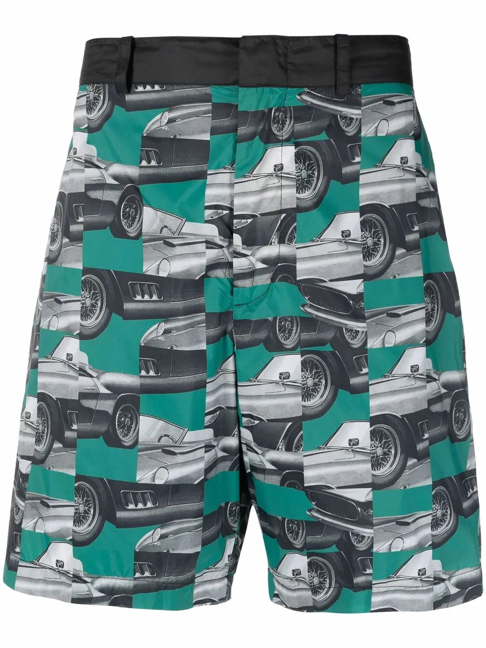 Photograph-Print Shorts