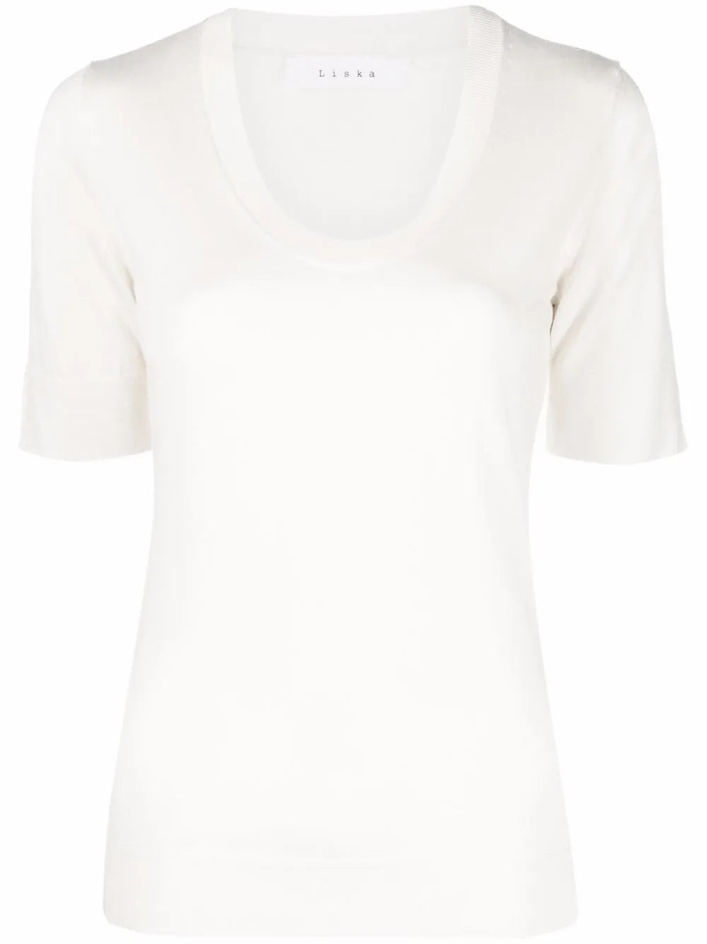 Round-Neck Knitted Top