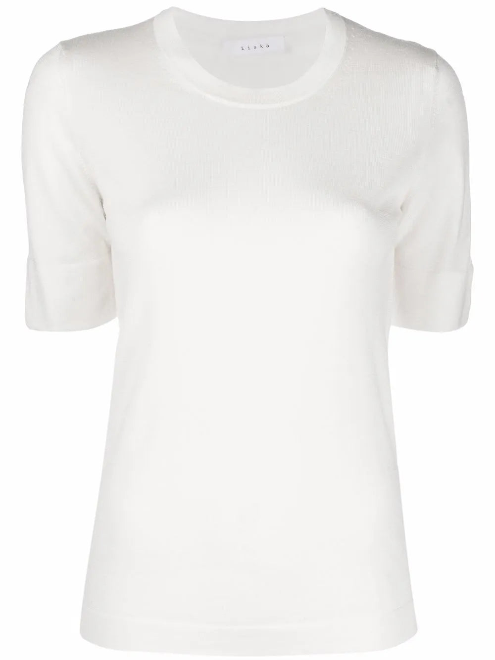 Crew-Neck Knitted Top