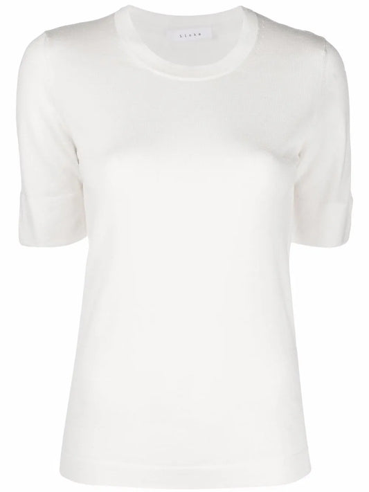 Crew-Neck Knitted Top