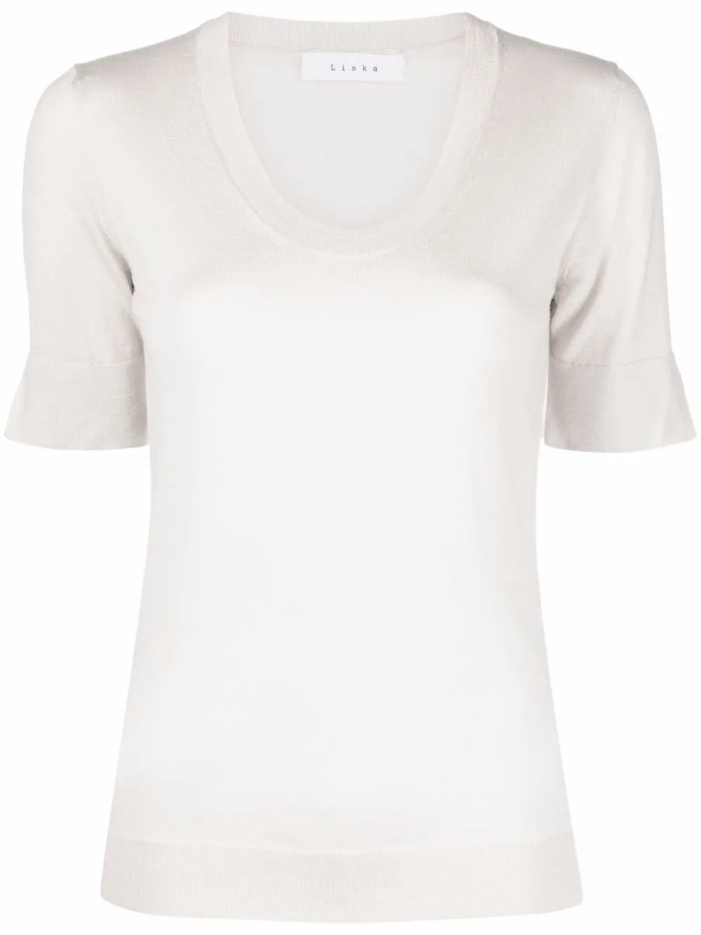 Round-Neck Knitted Top