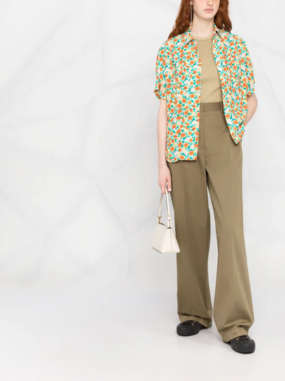 Floral-Print Shirt