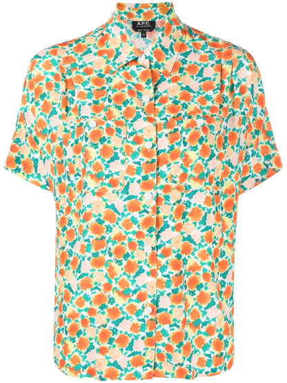 Floral-Print Shirt