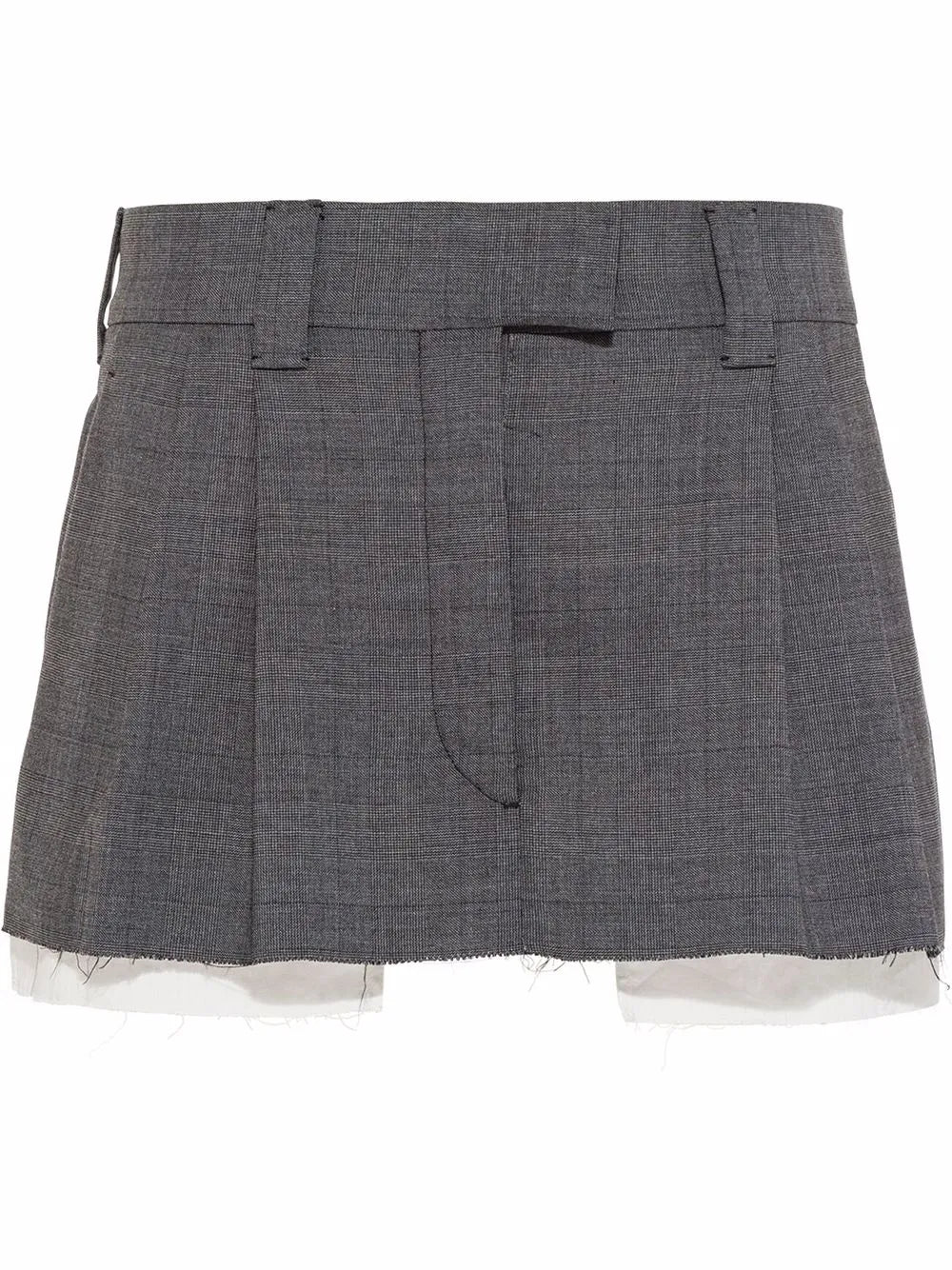 Prince-Of-Wales Check Mini Skirt