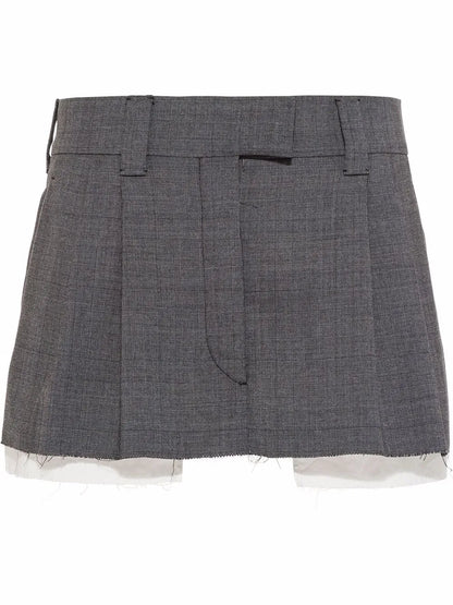 Prince-Of-Wales Check Mini Skirt