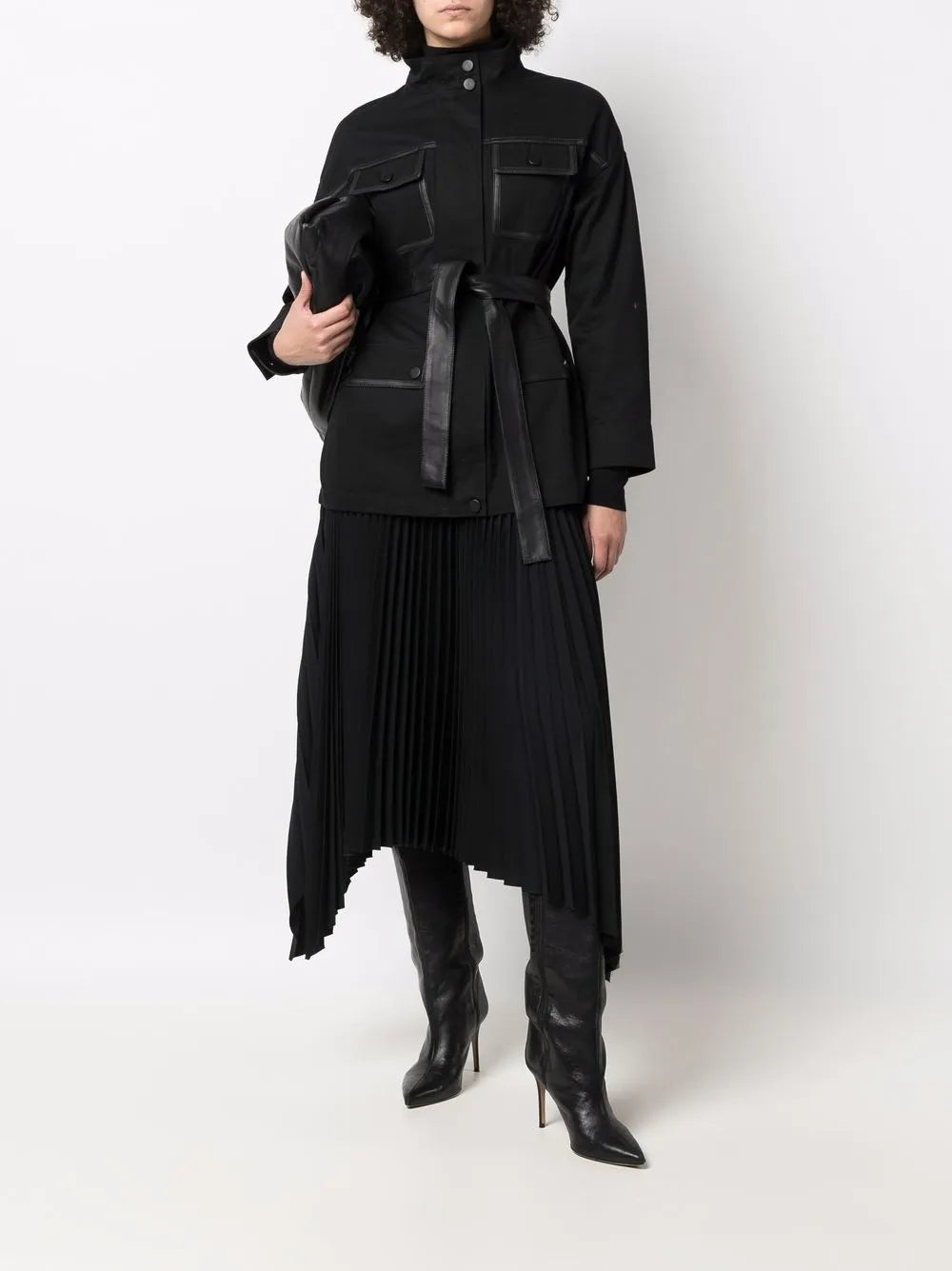 Belted Shirt Jacket