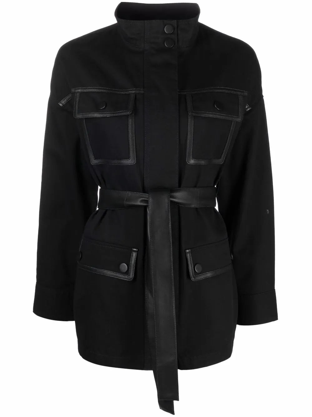 Belted Shirt Jacket