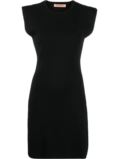 Fine-Ribbed Sleeveless Mini Dress