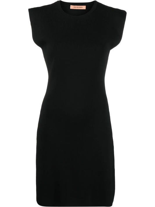 Fine-Ribbed Sleeveless Mini Dress