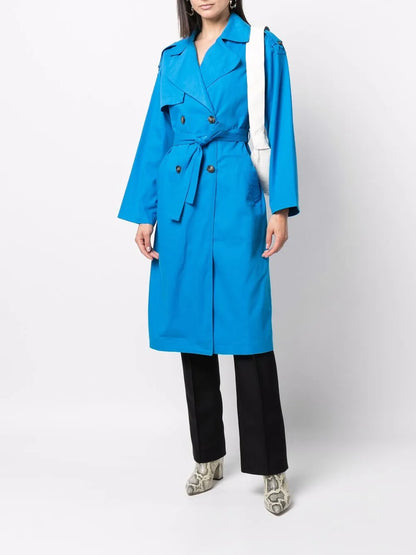 Tied-Waist Trench Coat
