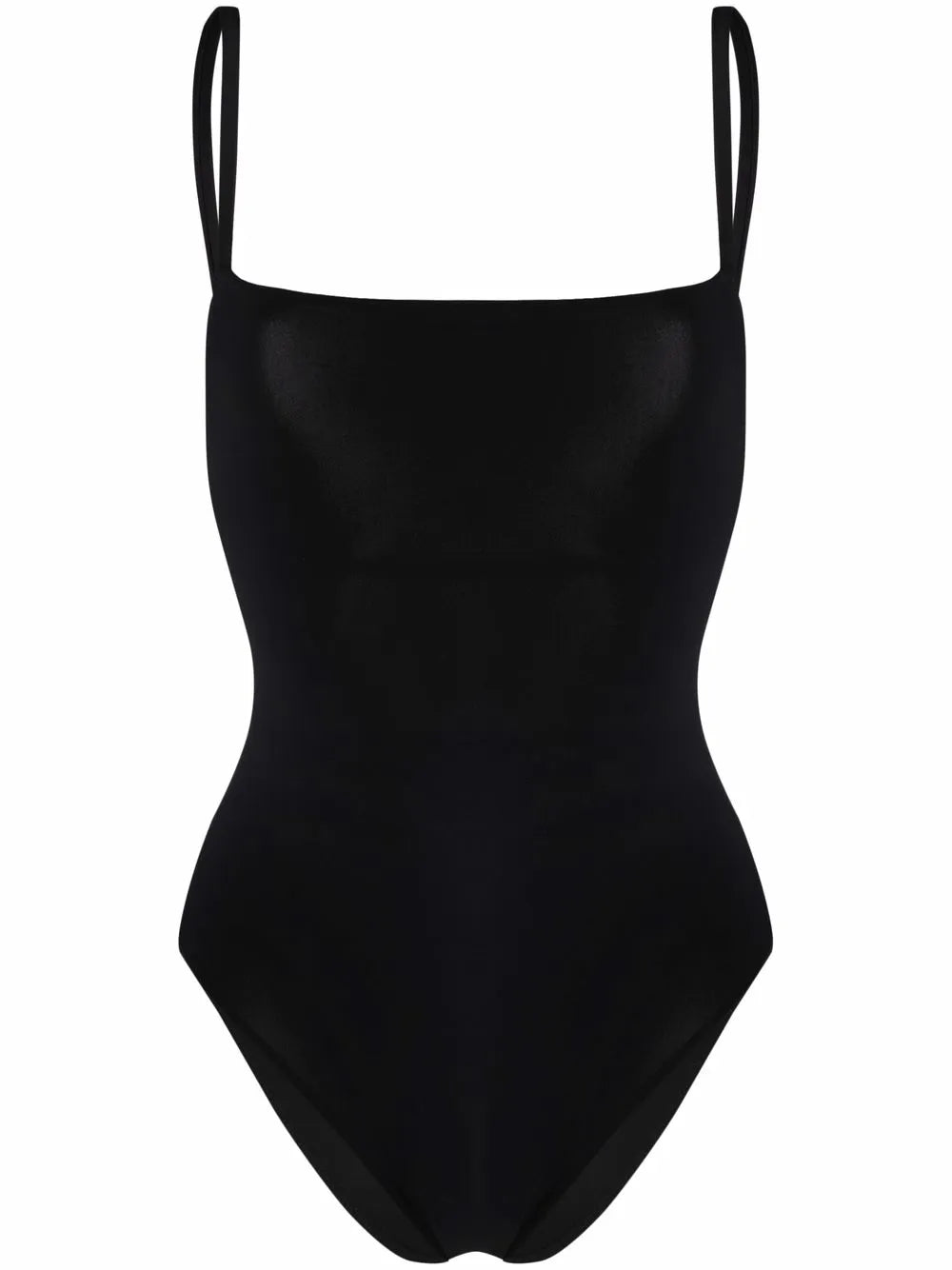 Square-Neck Slip-On One-Piece