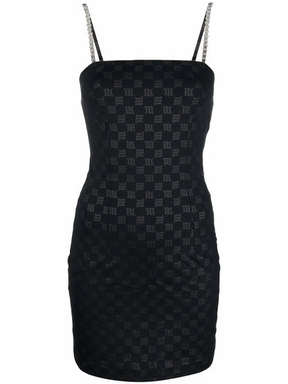 Monogram-Print Minidress