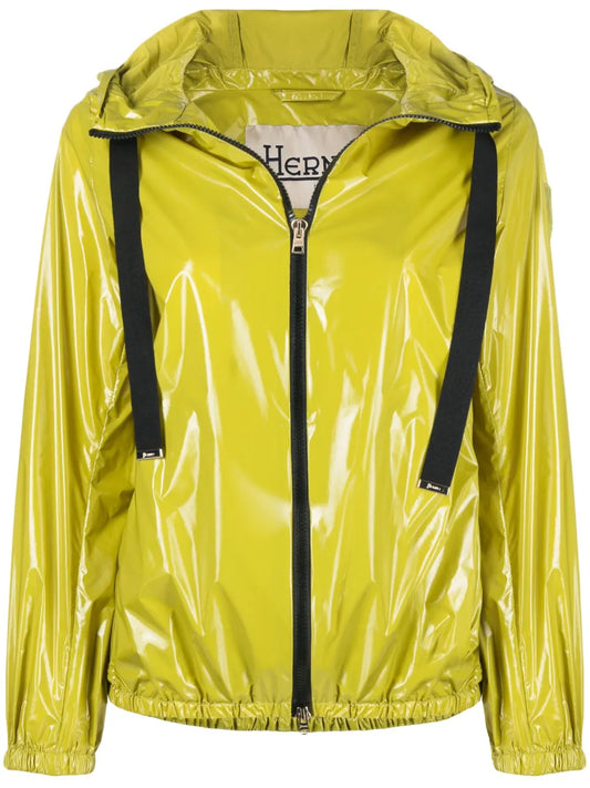 Zip-Fastening Hooded Jacket