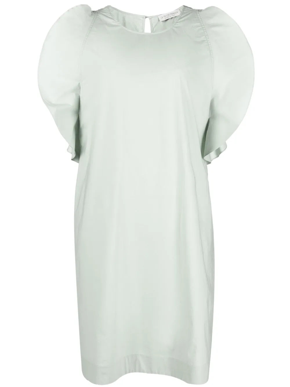 Ruffle-Cuff Mini Dress