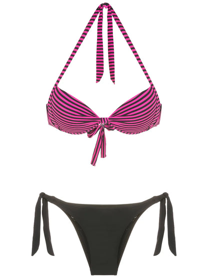 Miss-Matching Halterneck Bikini