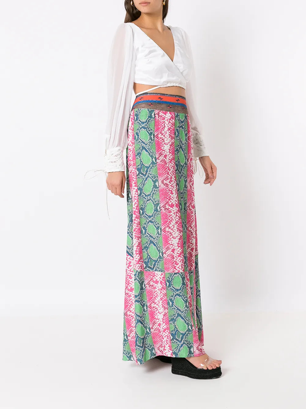 Cropped Silk Blouse