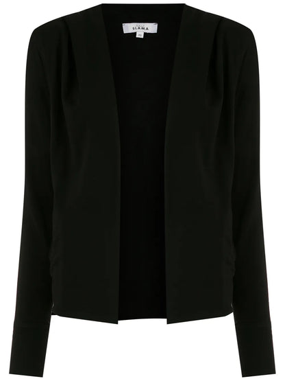 Hooded Open-Front Cardigan