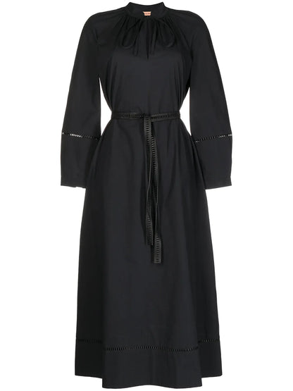 Belted Midi Shirt Dress