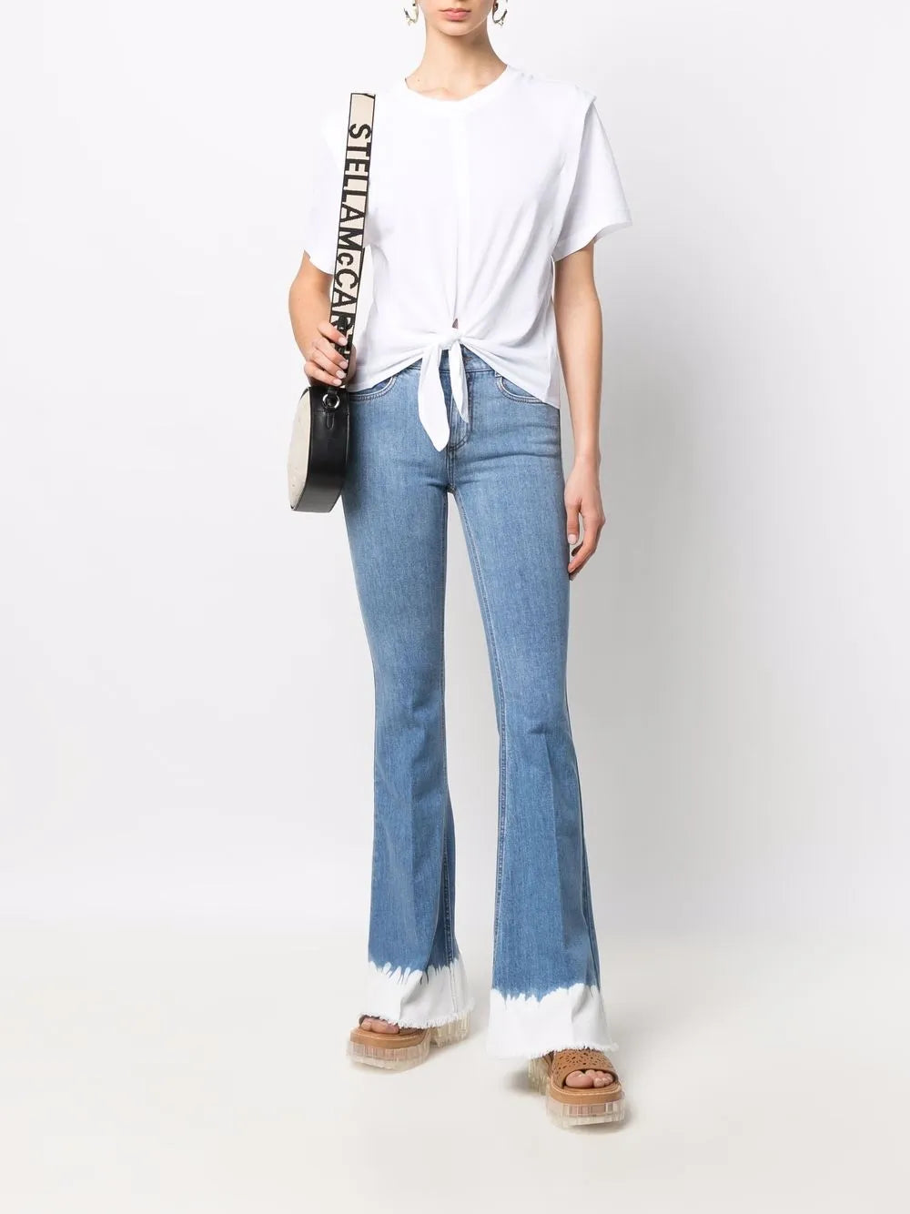 70'S Dip Dye Flared Jeans