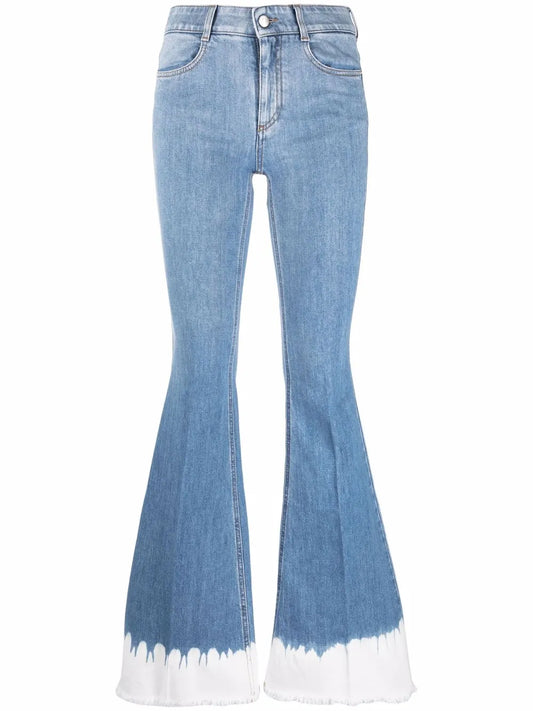 70'S Dip Dye Flared Jeans