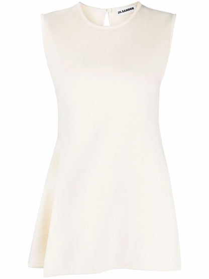 Sleeveless Peplum Top