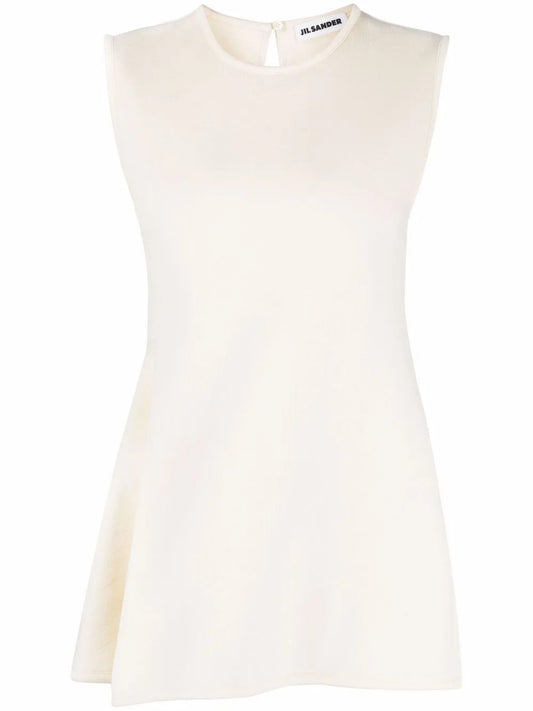 Sleeveless Peplum Top