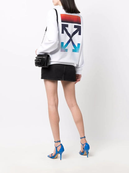 Signature Arrows Print Sweatshirt