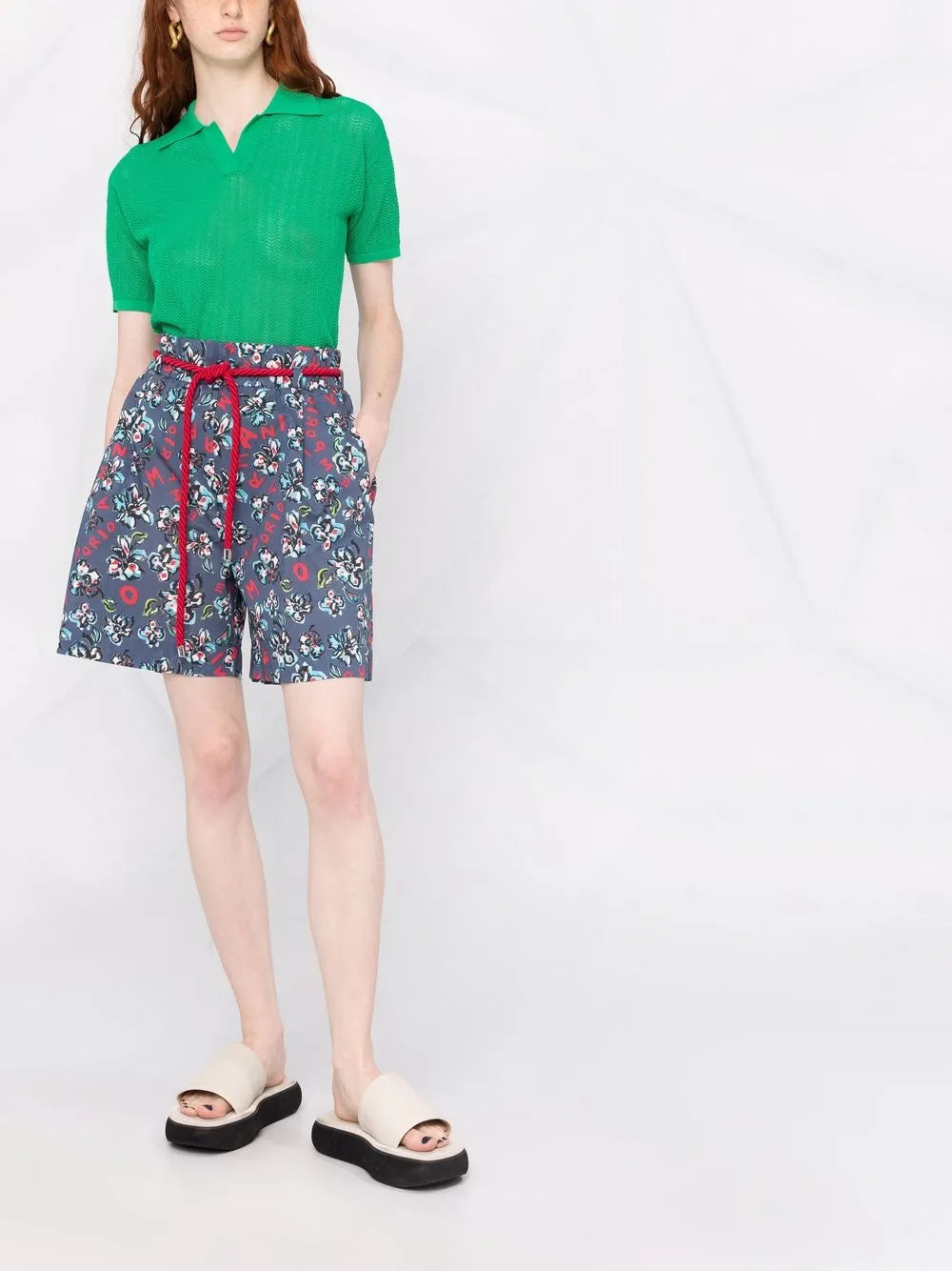 Mare Floral-Print Shorts