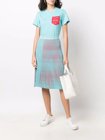 Pleated Midi Skirt