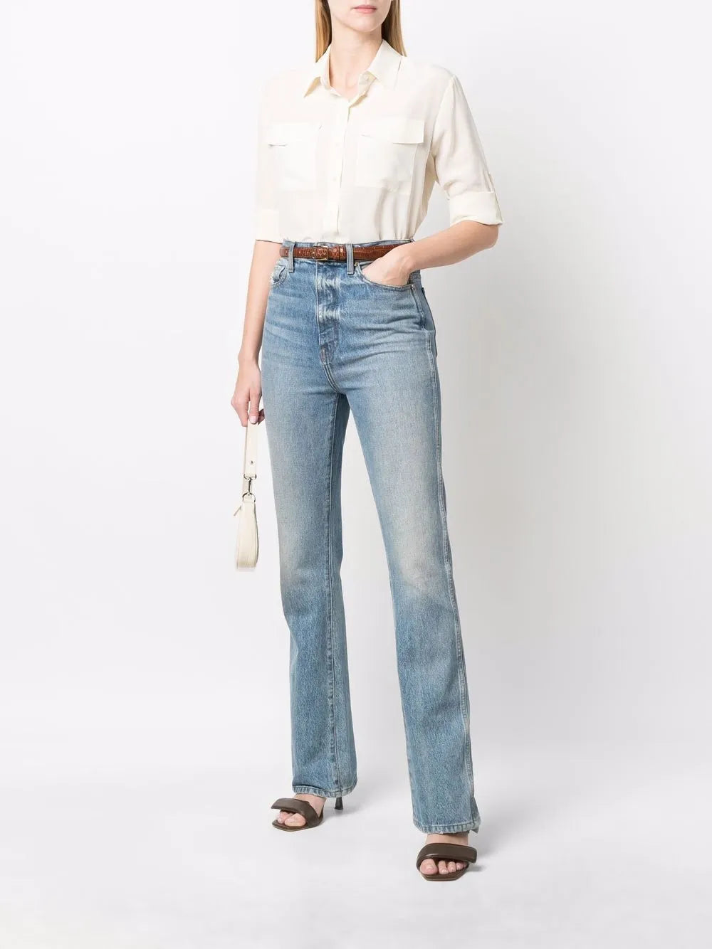 Short-Sleeve Silk Shirt