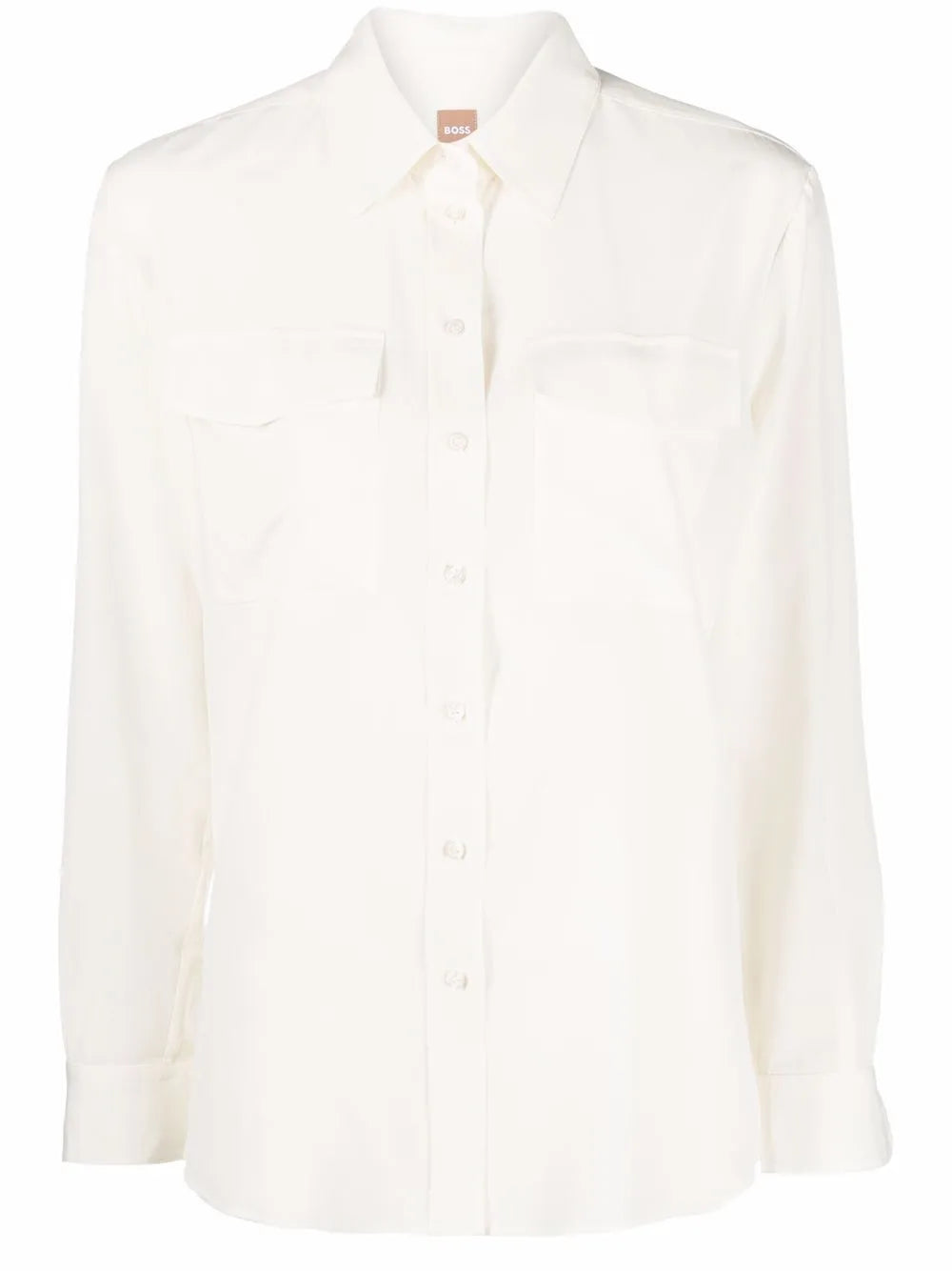 Short-Sleeve Silk Shirt
