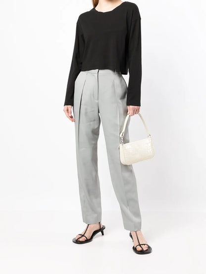 Tapered-Leg Trousers