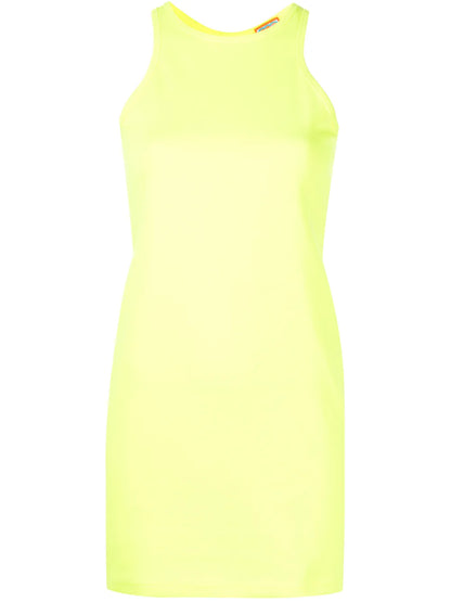 Hockney Sleeveless Backless Mini Dress