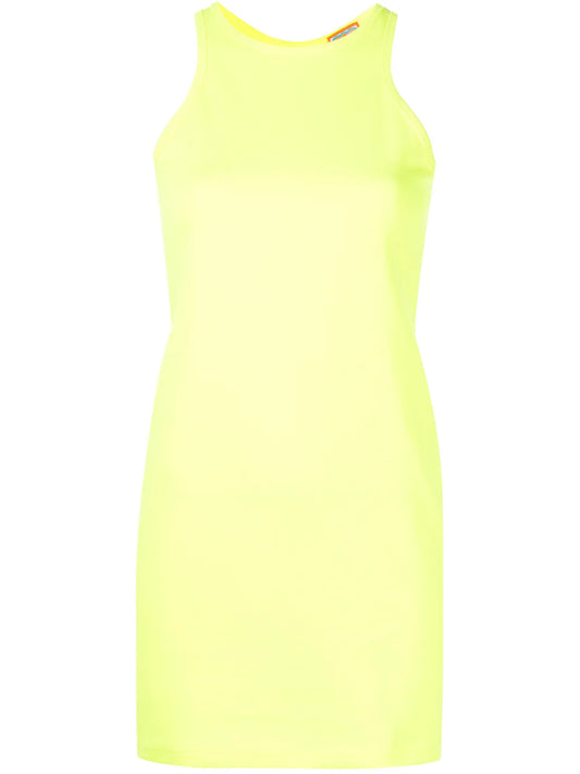 Hockney Sleeveless Backless Mini Dress