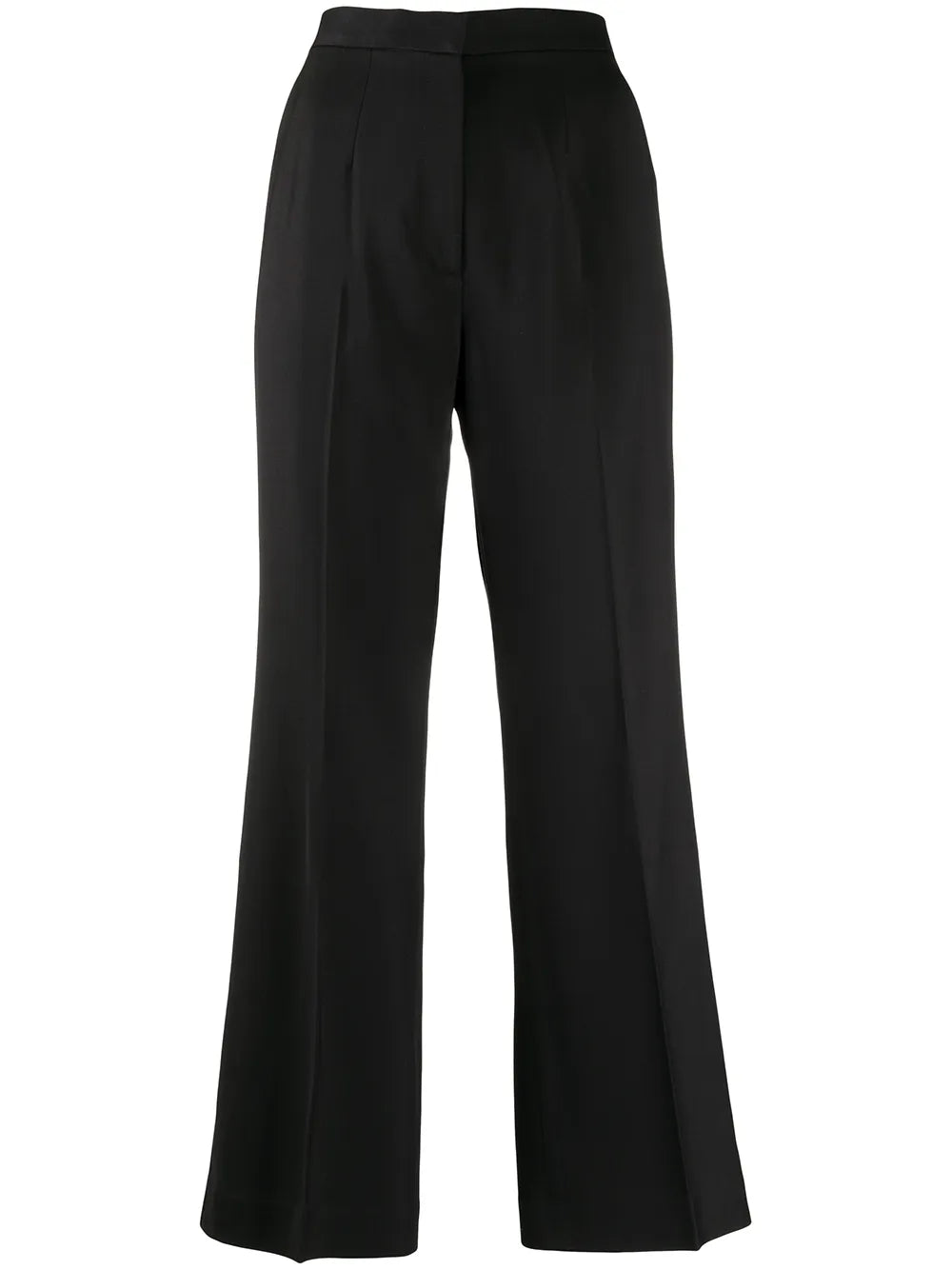Cropped Boot-Cut Trousers