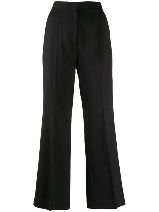 Cropped Boot-Cut Trousers